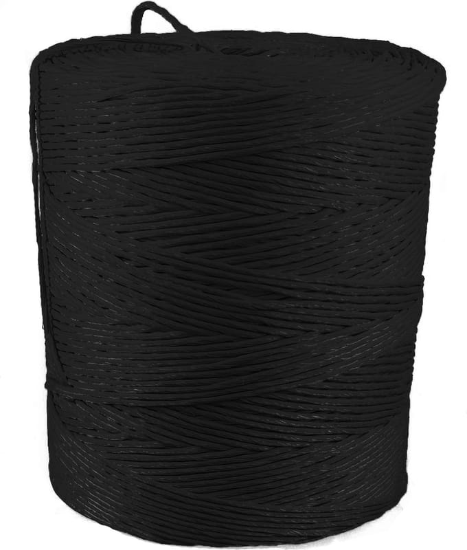 Polypack - bindtouw 1/700 - 2kg zwart (circa 1400mtr)
