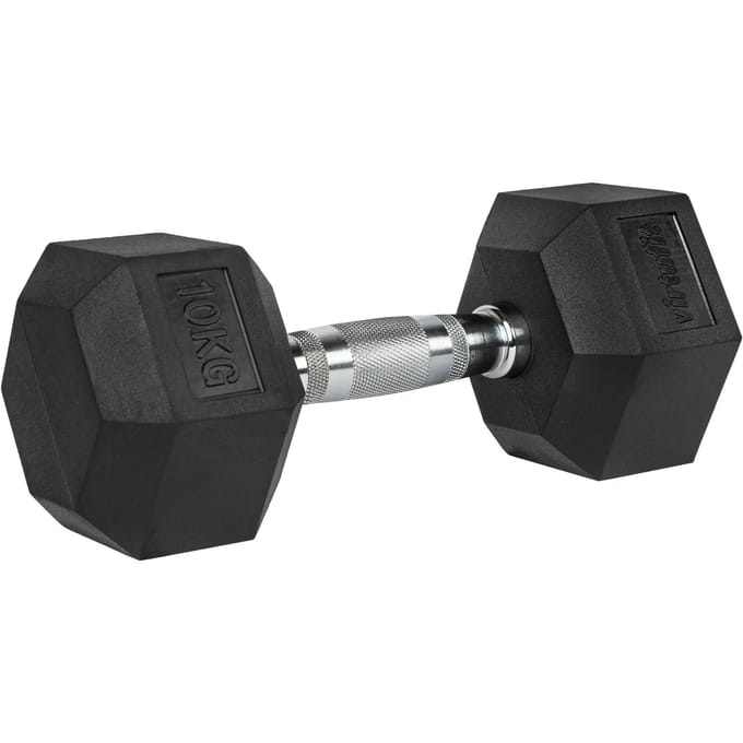 VirtuFit Hexa Dumbbell Pro - 7 kg - Hexagon dumbbell - Duurzaam en slijtvast - Krachttraining - Gewicht - CrossFit & Fitness - Geschikt voor beginners en professionals - Per stuk verkocht