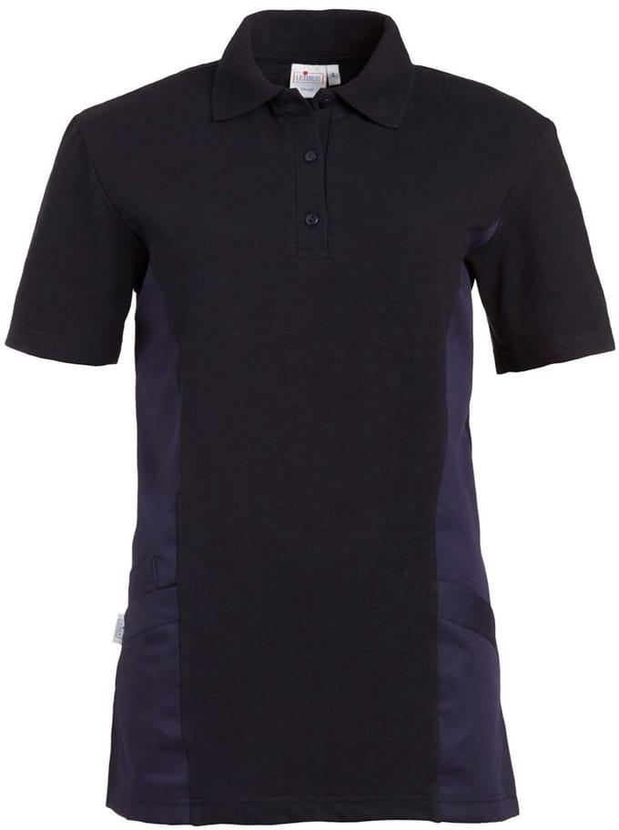 Leiber Dames polo-jasje zonder knopen 08/2546/04 marineblauw