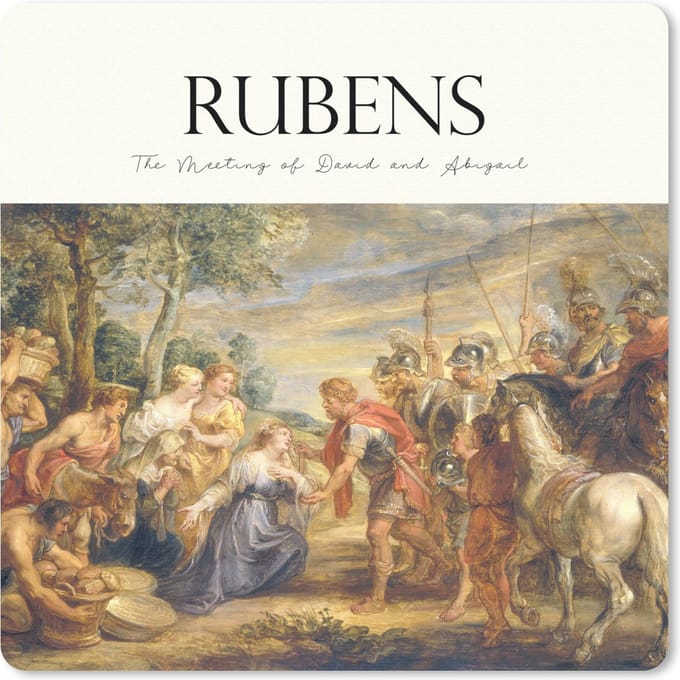 Muismat 20x20 cm - Mousepad Kunst - Rubens - Oude meesters - Muismatten