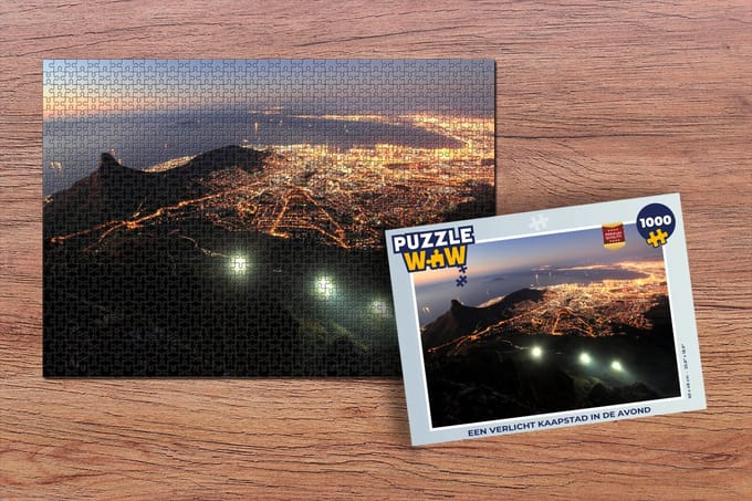 Puzzel Kaapstad - Zuid afrika - Stad - Legpuzzel - Puzzel 1000 stukjes volwassenen