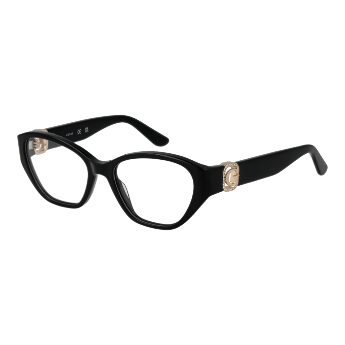 Guess Dames Bril Gu50119 005 Shiny Black/51-16-140 black