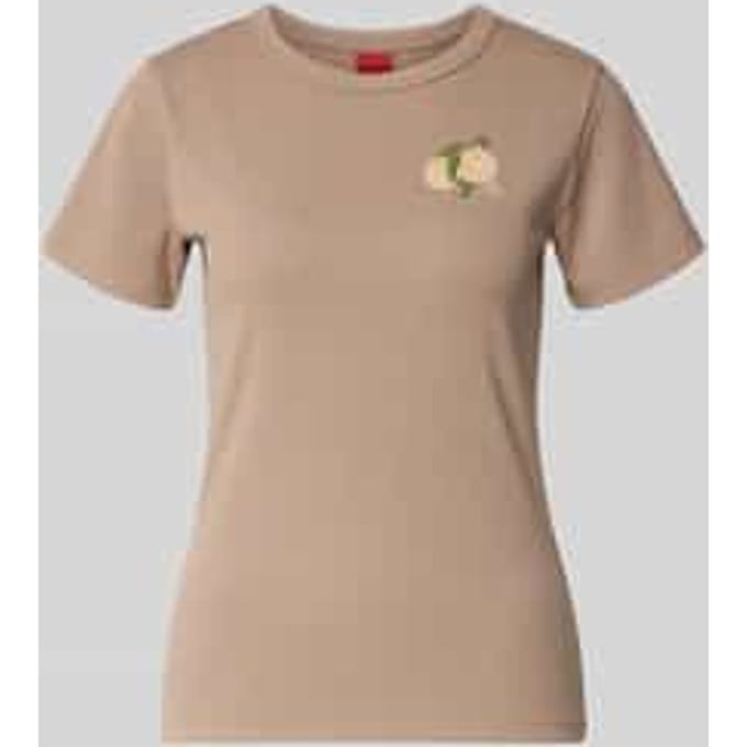 regular fit T-shirt van katoenmix model 'DELORIS_4'