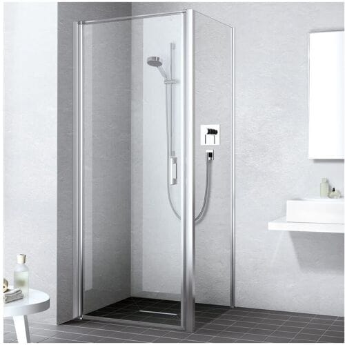 Kermi Liga swing door for shower tray 1-leaf 90 cm, stop left LI1WL090201AK