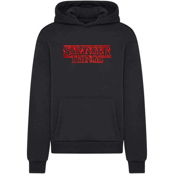 Hoodie Merchcode Stranger Things Neon Sign Fluffy