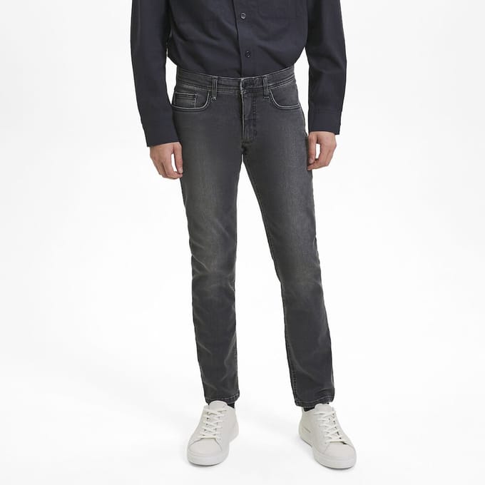 Sunwill 484-7299-135 Superstretch jeans met aansluitende pasvorm | Donkergrijs | 36-32