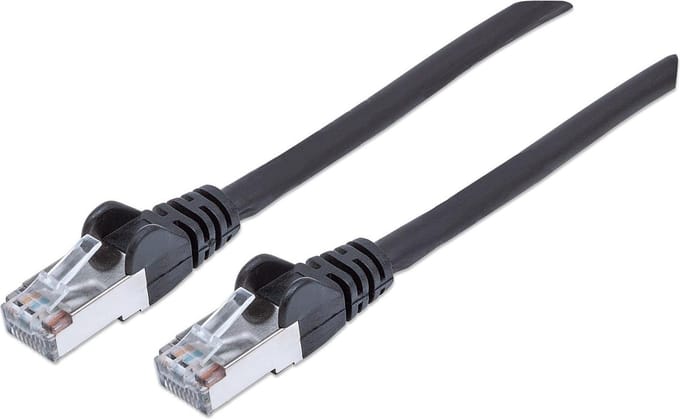 Intellinet 740685 netwerkkabel 1 m Cat7 S/FTP (S-STP) Zwart