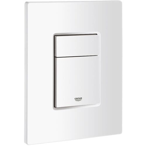 Grohe Bedieningspaneel Even - Kunststof - Alpine Wit - Tweeknops - 16,5x12cm