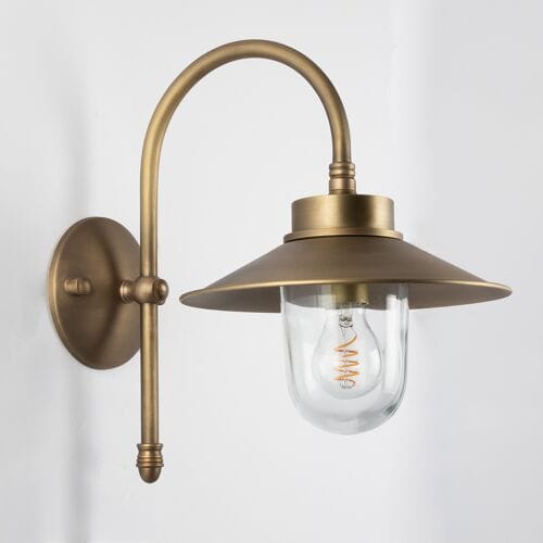 KS Verlichting Muurlamp Sterling Antiek Messing