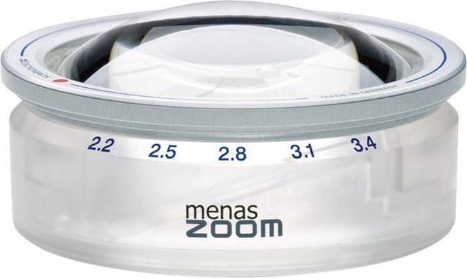 Eschenbach menas ZOOM - Vergrootglas met 2.2x-3.4x vergroting - Compacte Leesloep