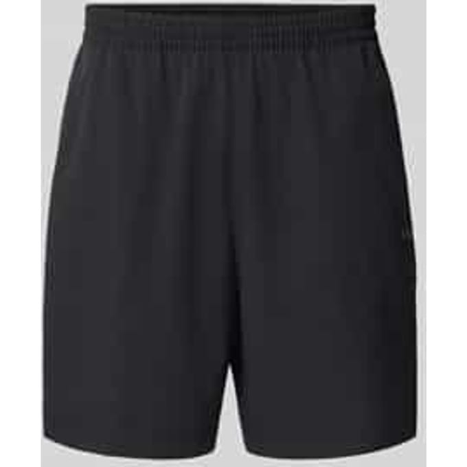 Regular fit korte broek van ademend materiaal
