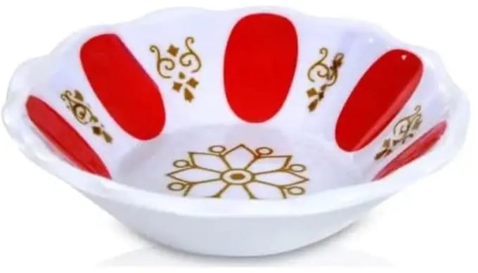 Melamine theeschotel – diameter 10 cm – helder – vaatwasserbestendig
