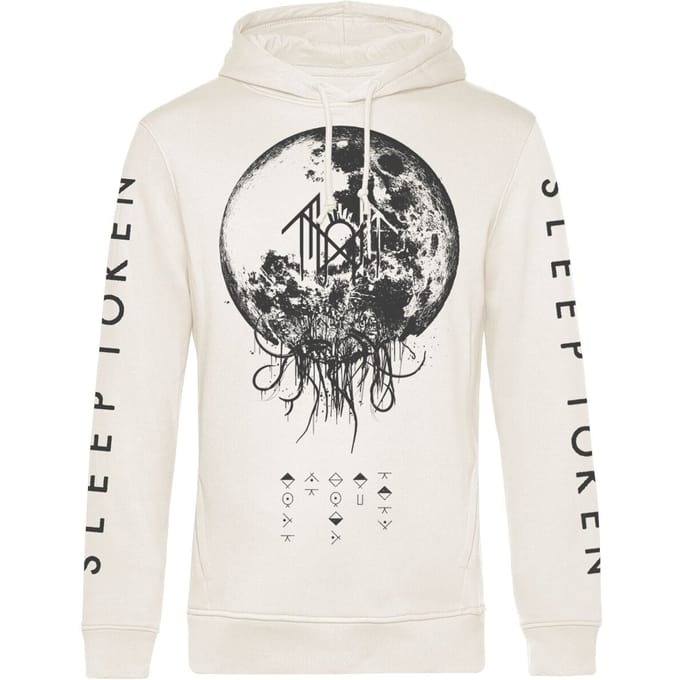 Sleep Token Trui met capuchon - Take Me Back To Eden - S tot XXL - voor Mannen - gebroken wit