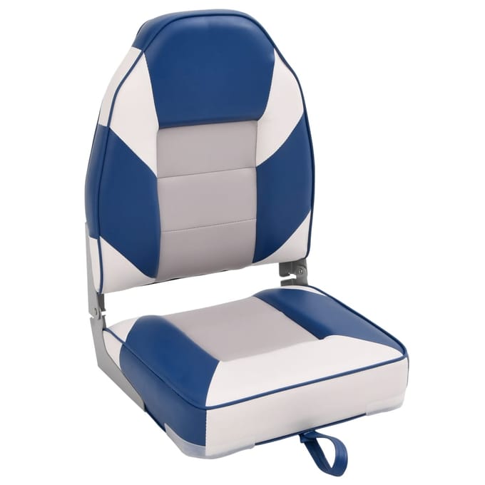 vidaXL - 2-delige - Bootstoelenset - met - hoge - rugleuning - inklapbaar