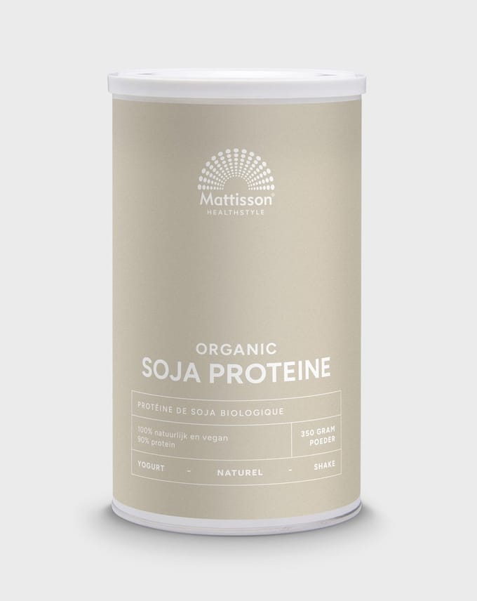 Mattisson - Biologische Soja Proteïne Poeder - 90% Eiwit - Vegan Eiwit Shake - 350 Gram