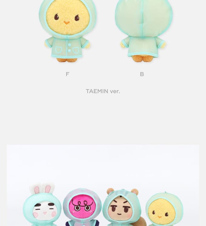 SHINee 15cm Pop (Regenjas Versie) ONEW