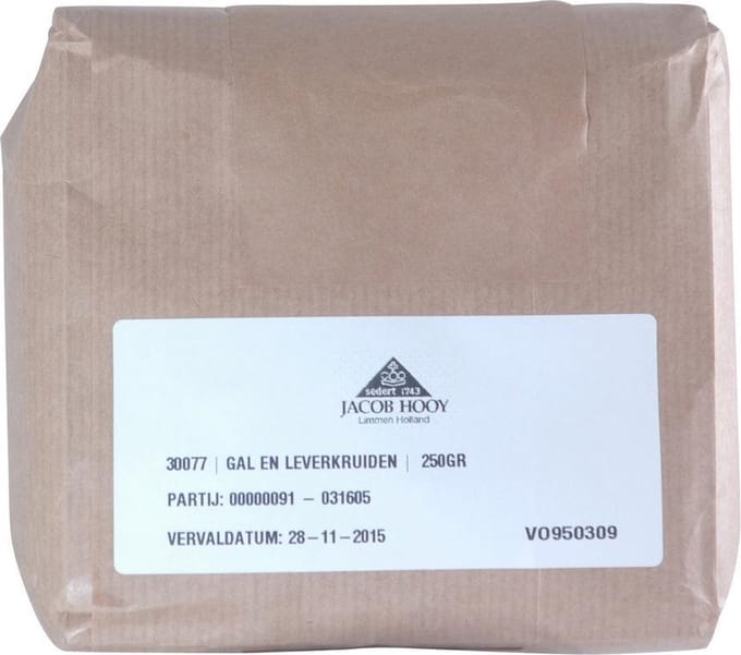 Gal en leverkruiden Jacob Hooy 250 gram