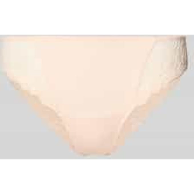 Slip met semi-transparante garnering, model 'Cyrile'