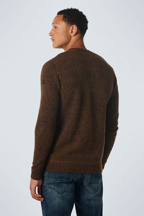 No Excess Pullover Crewneck Soft Stretch Caramel Größe: XXL | Pullover Outlet | Herren | Braun