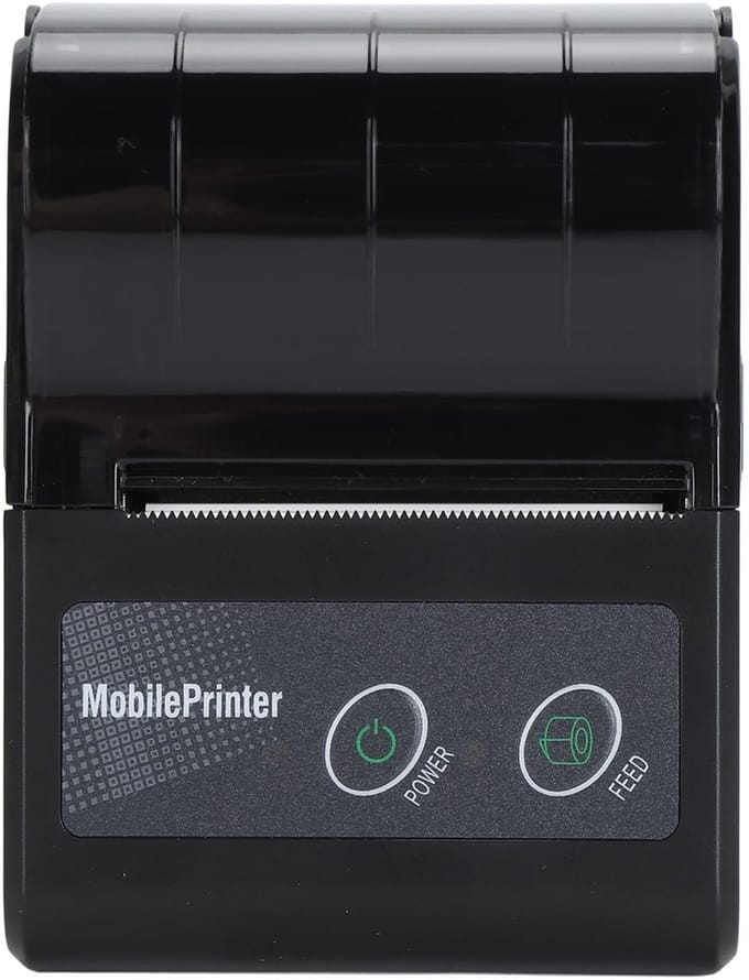 Dailygoody - Bluetooth-bonprinter - Draagbare Thermische Printer - Draadloos en Compact - Mini-ticketprinter - Geschikt voor Restaurant en Detailhande...