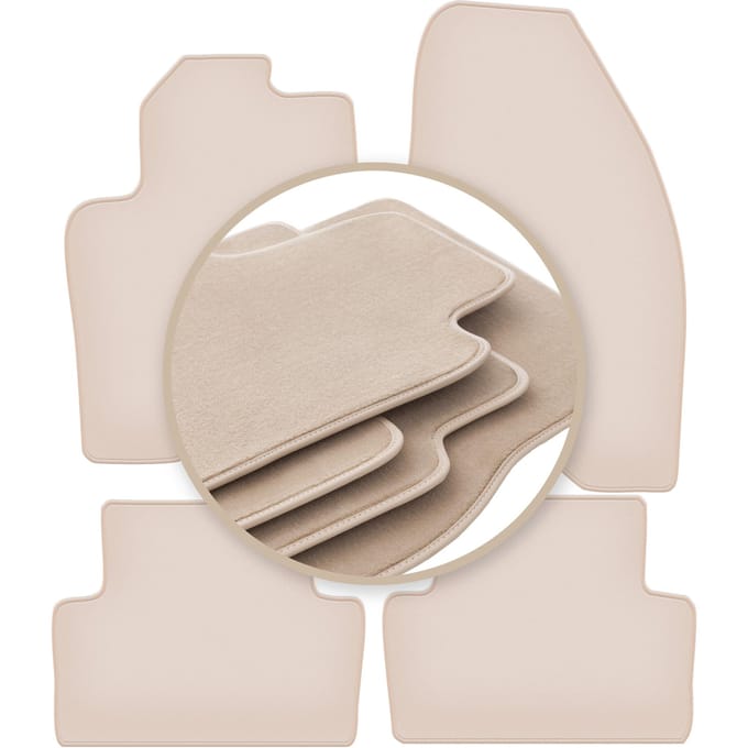 PREMIUM beige matten voor: Volvo XC70 II stationwagen 2000-2007