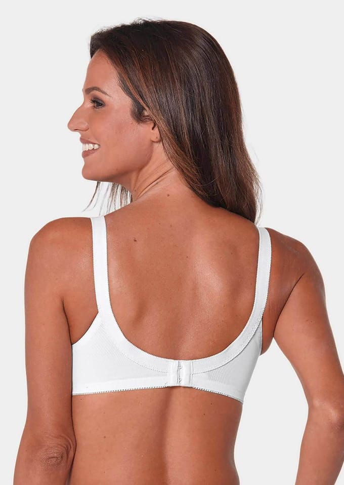 Ondersteunende beha zonder beugels - wit - Gr. 80 E van Goldner Fashion