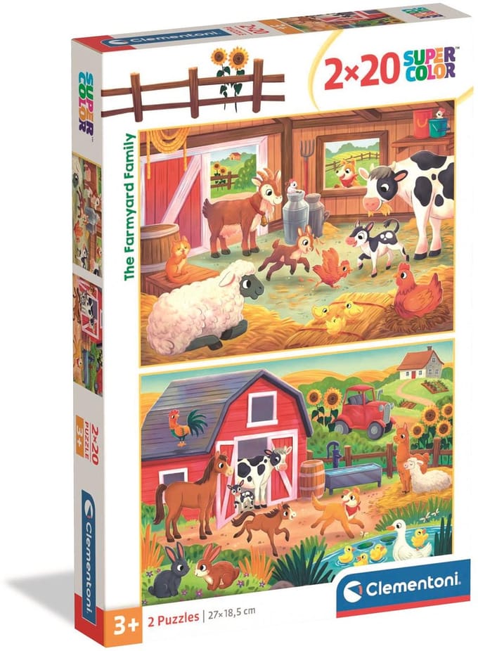Clementoni Puzzle Noli 2x20 pieces 2D Puzzels