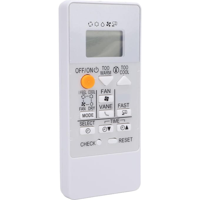 Télécommande de Climatiseur de Remplacement Contrôleur AC ABS Résistant à l'Usure RH19B 238CL pour gray