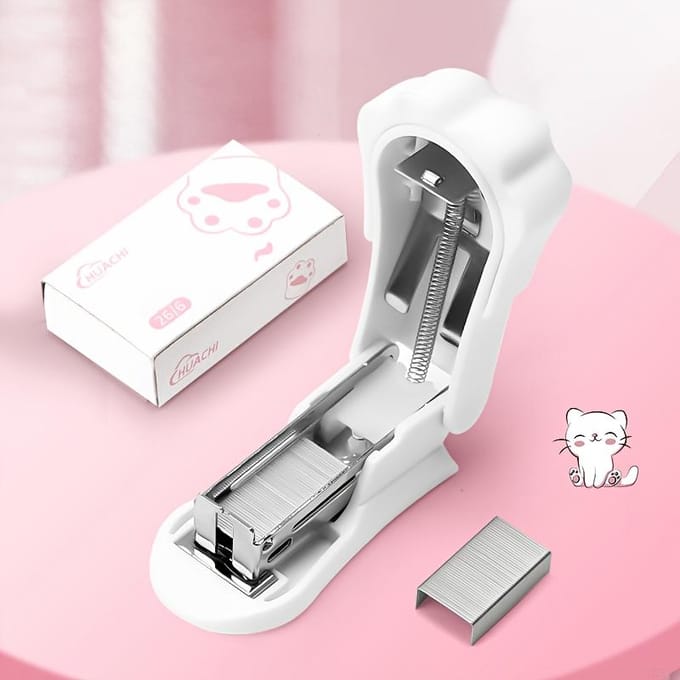 Kattenpoot Mini Nietmachine blauw