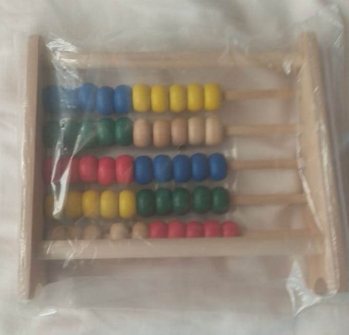 Charl's Toys houten telraam 50 kralen