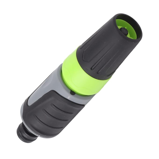 Tuinslangspuitmond Handheld Heavy Duty Verstelbaar Variabele Sproeimodus Hoge Druk Water black