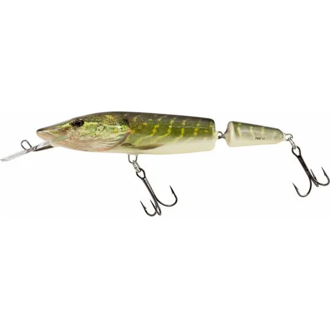 Salmo Pike Jointed Deep Runner - Plug - Real Pike -13cm - Pike