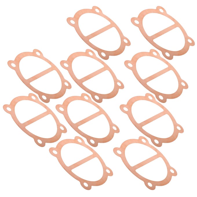 10 stuks Luchtcompressor Pakking Koperen Pad Metalen Klepplaat 65mm Cilinderdiameter Pompaccessoire