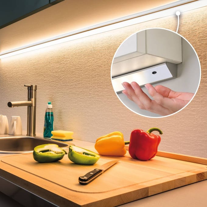 Paulmann 79840 MaxLED Touchless Sensor LED-dimmer 24 V (max.) 24 V (l x b x h) 56.5 x 56.5 x 7 mm 1 stuk(s)