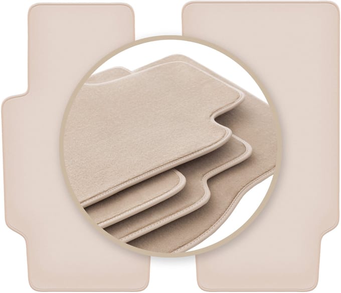 PREMIUM beige vloermatten voor: BMW Z8 2000-2003