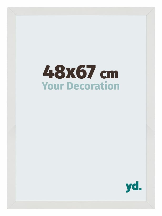 Your Decoration - Fotolijst 48x67 cm - MDF - Wit Mat - Mura