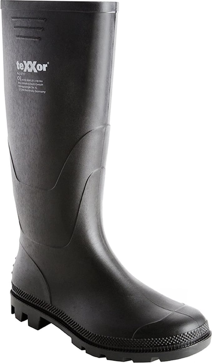 teXXor Rubberen laarzen, PVC-werklaarzen, zwart