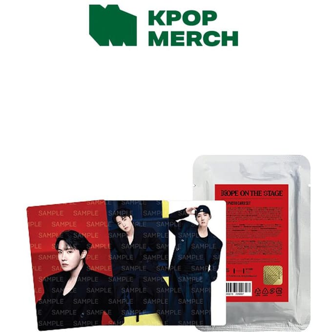 j-hope - Mini Fotokaart Set (HOOP OP HET PODIUM) 1ea red