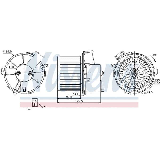 Binnenventilator NISSENS 87092