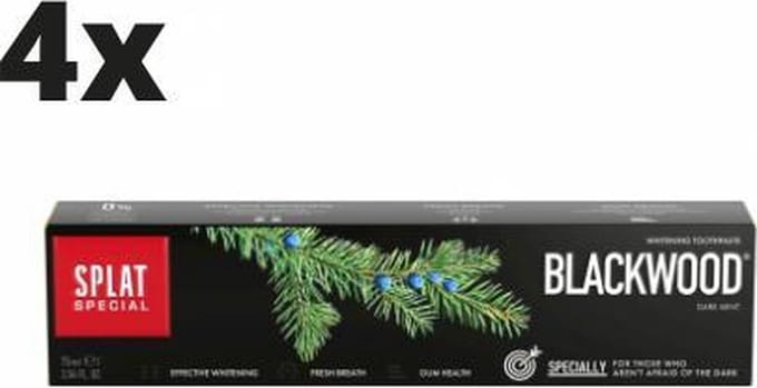 4x Splat Tandpasta Special Blackwood - 75ml