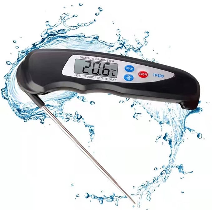 Omgoods - Digitale Keuken Thermometer met Vouwbare Probe
