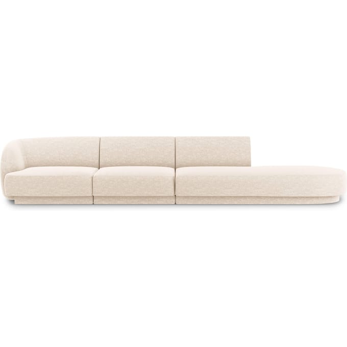 4-zitsbank Miley rechts-open chenille | Micadoni Limited Edition