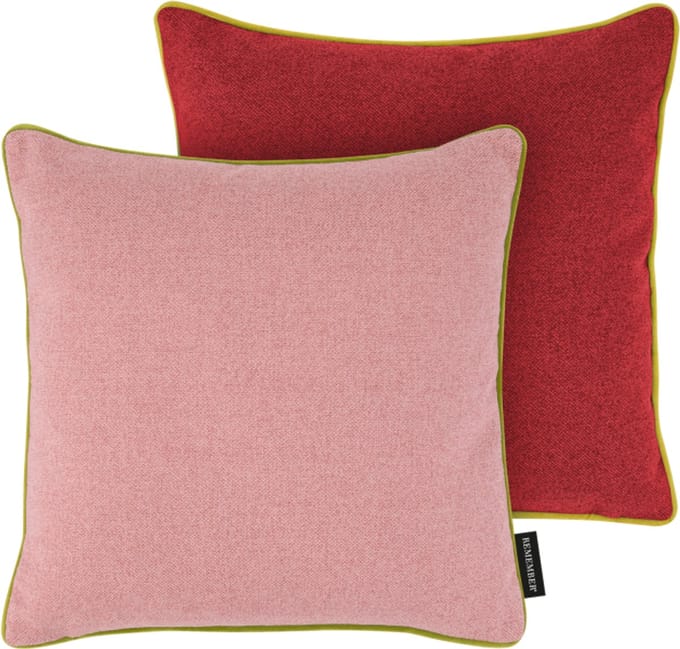 Remember - Kussen 'Cranberry' - 1 Stuk - Rood/roze
