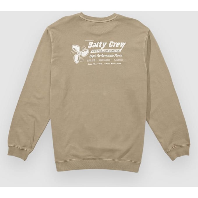 Salty Crew Props Vintage Crew Fleece Trui grijs
