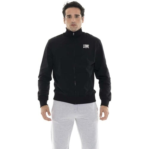 Trainingsjack Leone 1947 Man High Collar Full Zip Small Logo