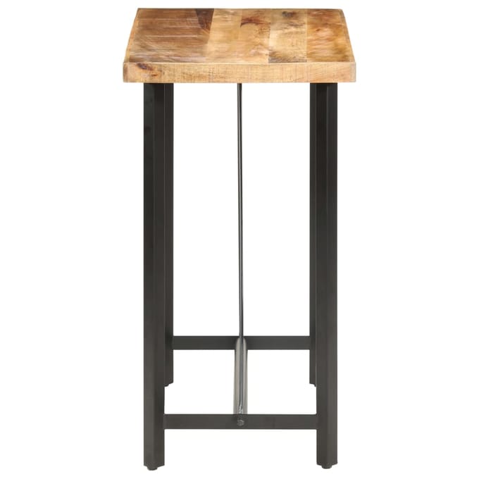 vidaXL - Bartafel - 120x58x107 - cm - ruw - mangohout