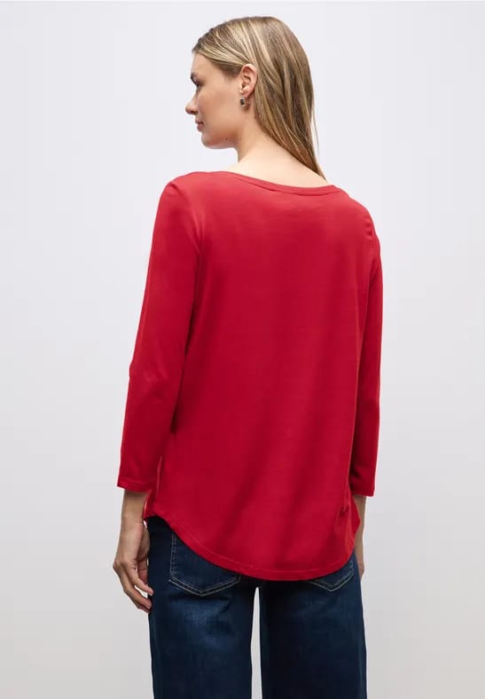 Shirt in lange stijl