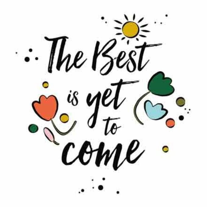 Wenskaart - The Best is Yet to Come