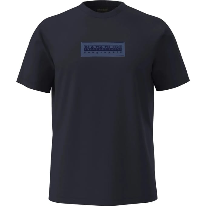 Napapijri S box logo SS 1 - blu marine