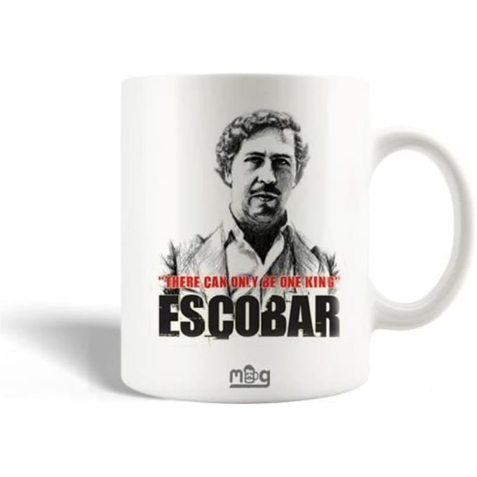 Mug en Céramique - MANIACASE - Pablo Escobar - 30cl - Compatible Lave-Vaisselle - Blanc